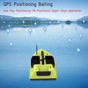 Δολωματικό σκάφος με τηλεχειριστήριο με GPS και αυτόματο πιλότο 16 σημείων + θήκη δώρου - Image 6