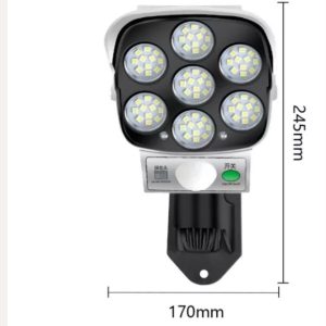 Ηλιακή λάμπα LED που μιμείται κάμερα CCTV - Image 5