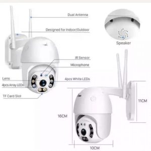 Εξωτερική περιστρεφόμενη κάμερα WIFI Full HD με 2 κεραίες - Image 5