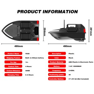 Βάρκα με δόλωμα Flytec V801 - Image 4