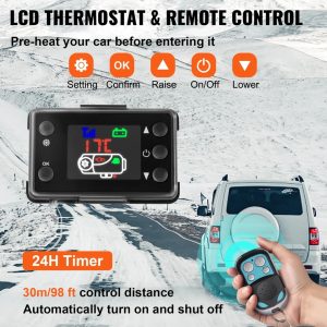 Σόμπα ξηρού ντίζελ 5 kw Vevor για αυτοκίνητο, φορτηγό, τροχόσπιτο. - Image 5